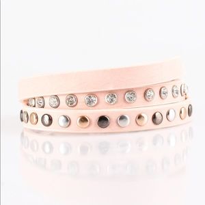 Pink Triple Wrap Bracelet